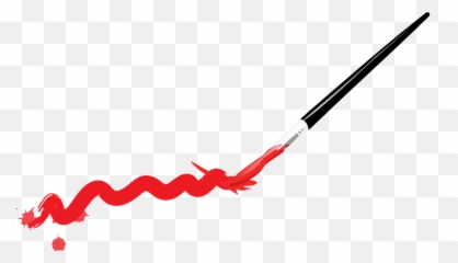 Red Paint Brush - Pincel De Pintura Png Emoji