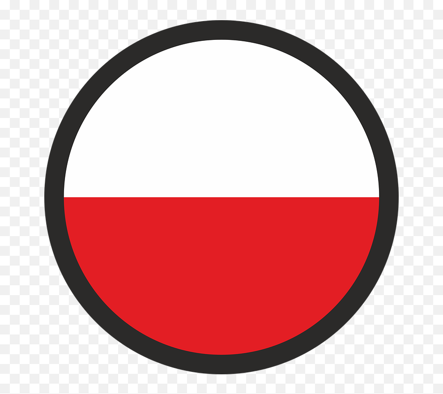 Flag Poland The Nation Polish - Circle Emoji,Polish Flag Emoji