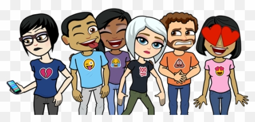 Emoji Tees For Bitmoji - Snapchat Bitmoji Png,Rolls Eyes Emoji