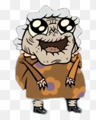 Grandma Abuelita Abuela Flapjack Grandmother - Flapjack Little Old Lady Emoji,Grandma Emoji