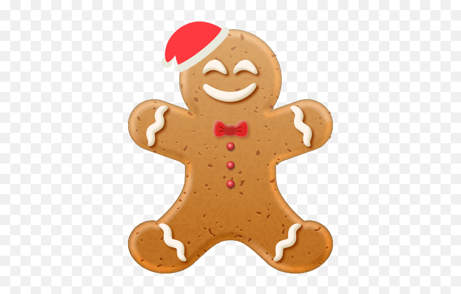 Christmas Gingerbread Emoji - Christmas Cookie Emoji,Cookie Emoji