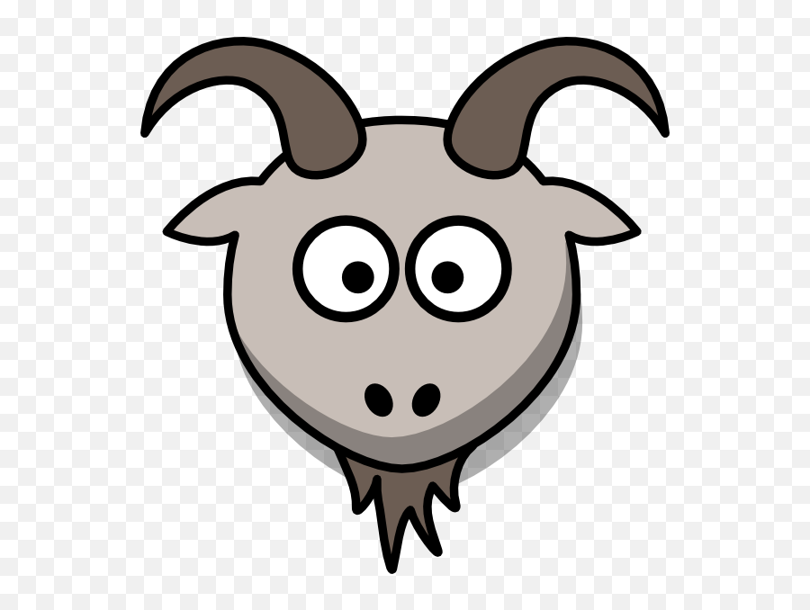 Head Clipart Goat Head Goat - Goat Clip Art Emoji,Goat Head Emoji