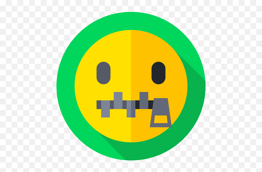 Secret - Circle Emoji,Zip It Emoji
