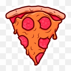 Pizza Slice Cartoon Png - Emoji