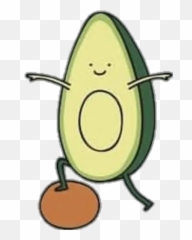 Exercises An Avocado Stickers For Whatsapp - Clip Art Emoji,Avocado Emoji