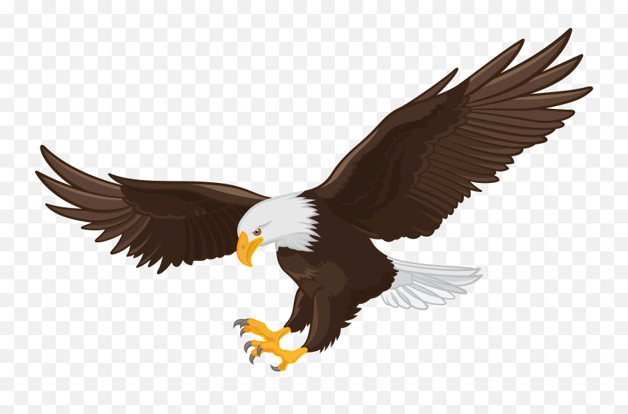 Bald Eagle Clipart Transparent - Eagle Clipart Png Emoji,Bald Eagle Emoji