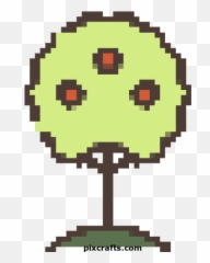 Tree - Printable Pixel Art Papa Capim Emoji,Tree Emoticon