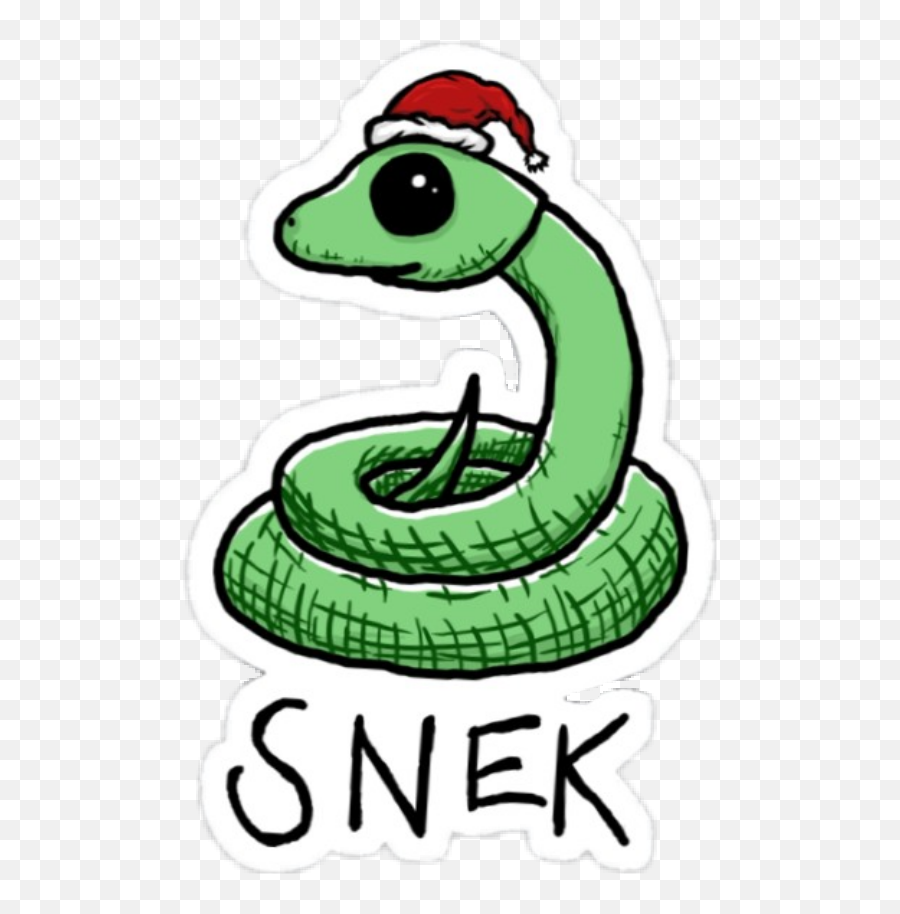 Cute Xmass Christmas Ftestickers Remix - Snake Emoji,Snek Emoji