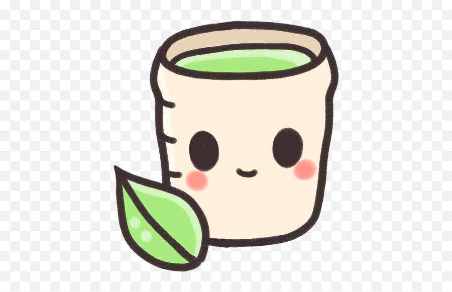 Royalsugar On Scratch - Kawaii Cute Green Tea Emoji,Emojis Kawaii