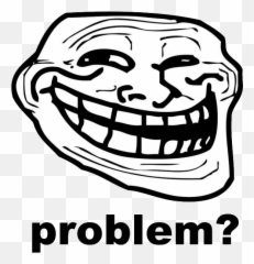 MeTee - Trollface problem TShirt Face Emoji