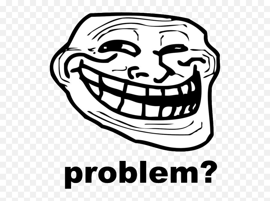 Metee - Trollface Problem Tshirt Troll Face Emoji,Trollface Emoticon