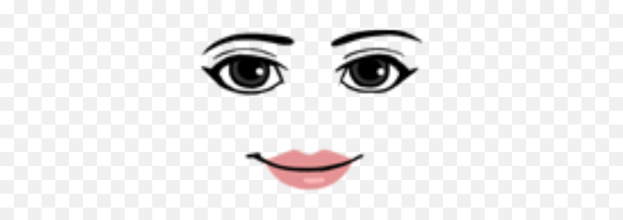 Woman Face - Roblox Roblox Woman Face Roblox Pictures Cara De Roblox Png Emoji,Eye And Squiggly Line Emoji