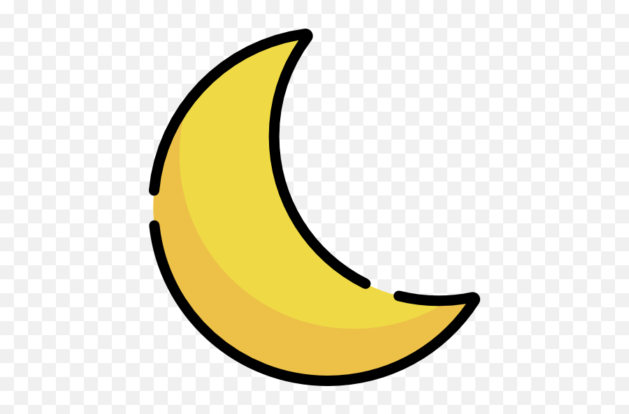 Crescent Moon - Free Nature Icons Happy Emoji,Crescent Moon Emoticon