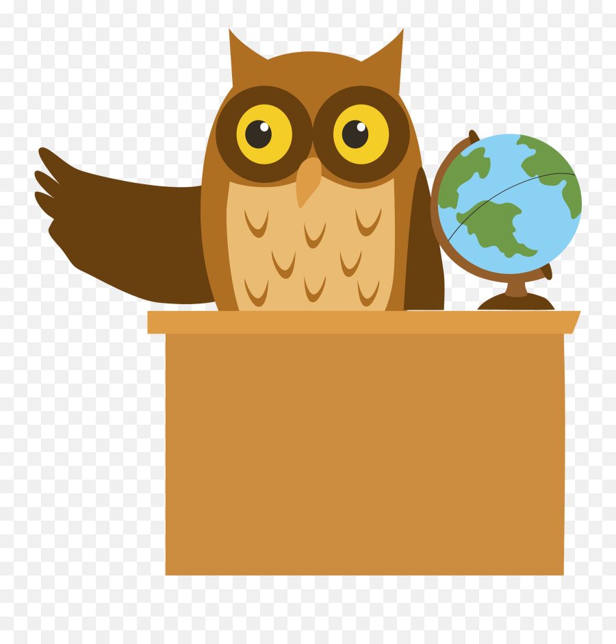 Owl Teacher Clipart - Owl Free Clipart Teacher Emoji,6 Owl Emoji