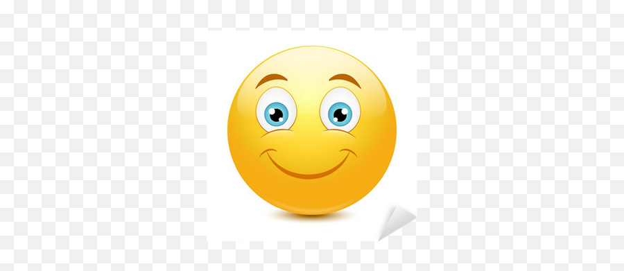 Emoticon With Big Toothy Smile Sticker - Smiley Emoji,Walking Emoticons
