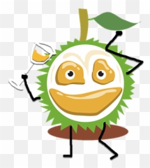 Durian Wonderland - Clip Art Emoji,Cheers Emoticon