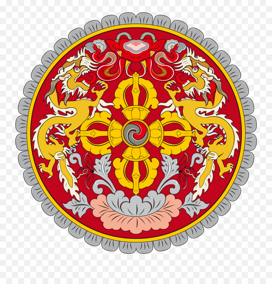 Emblem Of Bhutan - National Emblem Of Bhutan Emoji,Country Music Emojis