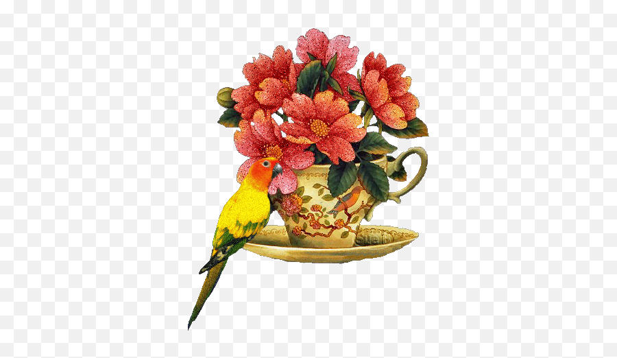 Flower Gifs 2 - Bom Dia Do Levando A Vida Numa Boa Emoji,Flip The Bird Emoticon