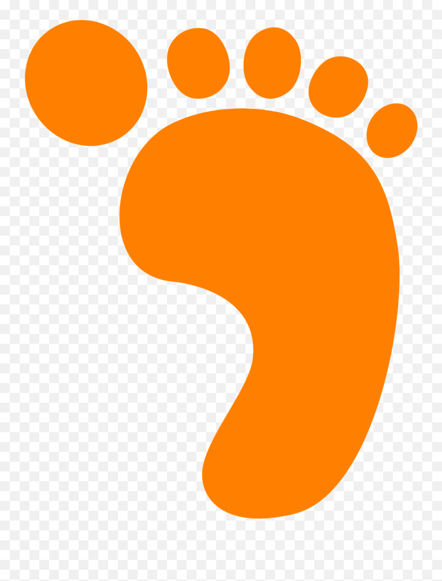 footprint-left-foot-barefoot-baby-feet-orange-footprint-emoji-kissing