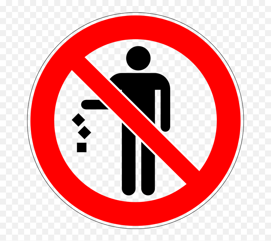 Free Trash Garbage Vectors - Do Not Litter Emoji,Trash Bag Emoji