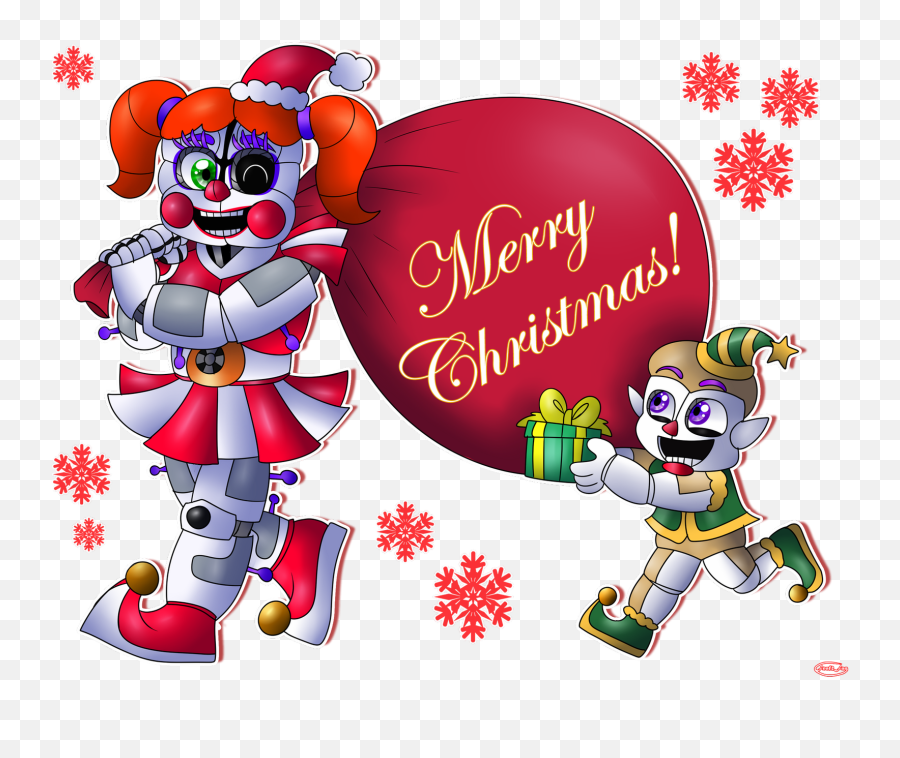 Merry Christmas 2016 - Christmas Circus Baby Fnaf Emoji,Merry Christmas Emoji