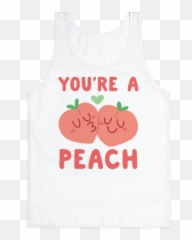 Peach Emoji Tank Tops - Sleeveless Shirt,Emoji Tank Tops