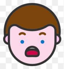 Faces Boy People Feelings Shock - Shocked Boys Png Cartoon Emoji