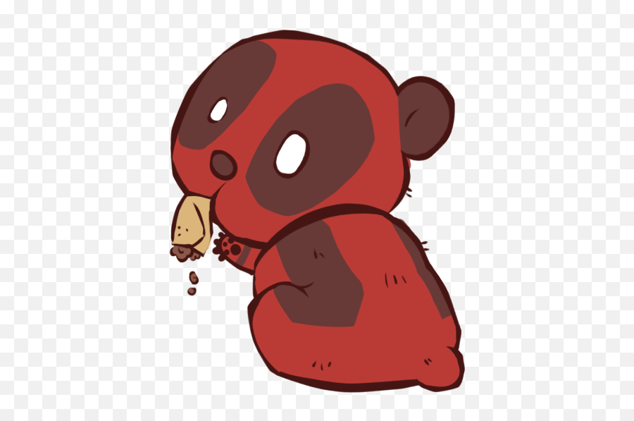 Deadpool Looks Like A Panda Pandapool Deadpanda - Chibi Deadpool Panda Emoji,Deadpool Emoji