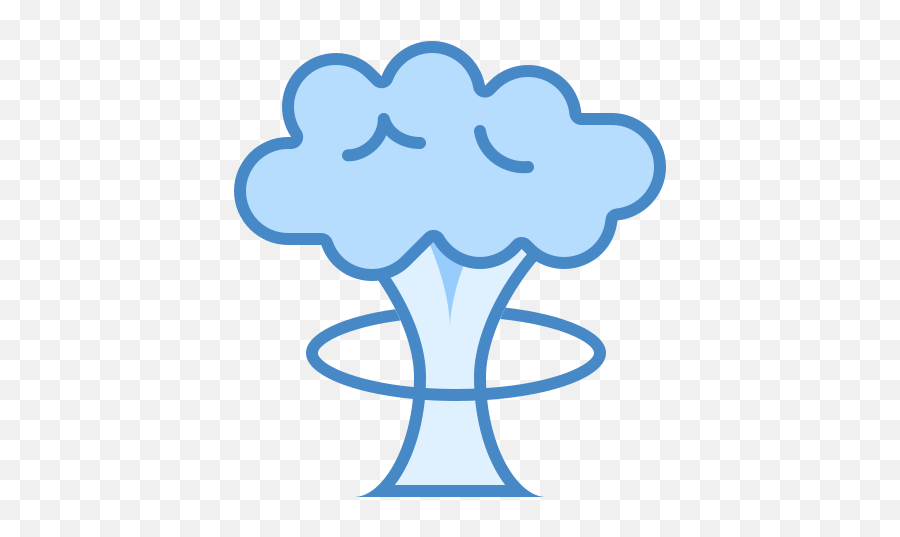 Mushroom Cloud Icon - Grzyb Atomowy Symbol Png Emoji,Mushroom Cloud Emoji