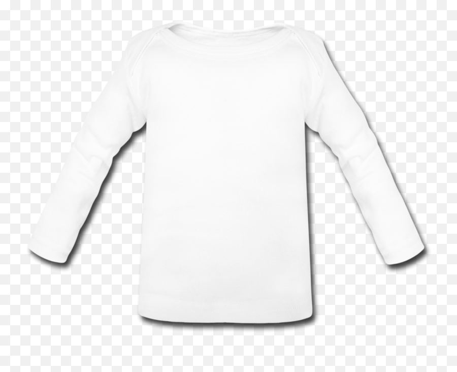 Kids Long Sleeve Shirt Clipart - Blank White T Shirt Long Sleeve Emoji,Emoji Long Sleeve Shirt