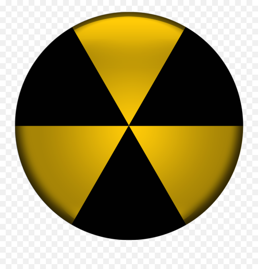 Radioactive - Black And Yellow Circle Symbol Emoji,Radioactive Emoji