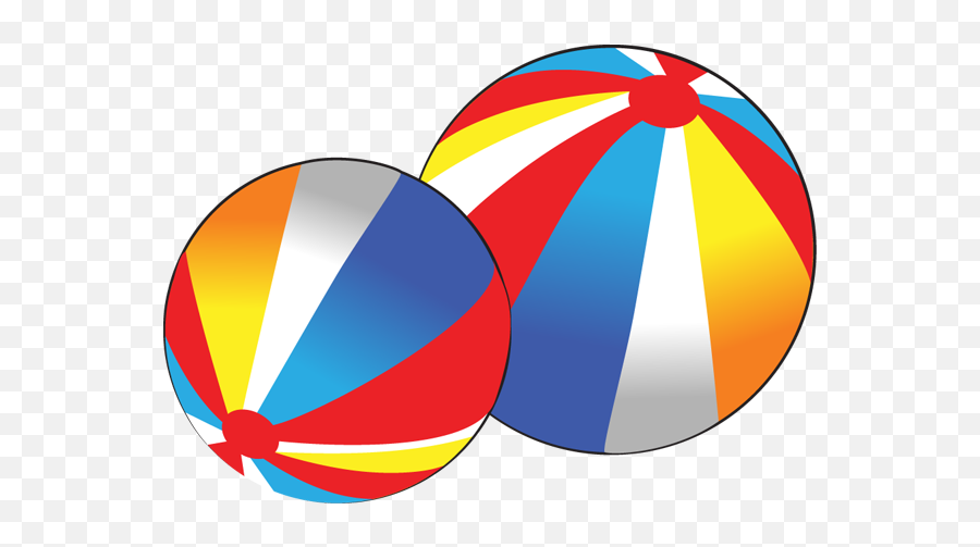Pictures Of Beach Balls Free Download On Clipartmag - Beach Balls Clip Art Emoji,Testicle Emoji