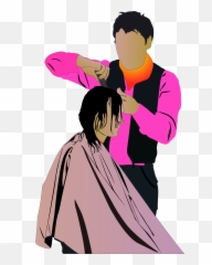 Hairstyle Hairdresser Wardrobe Vector Handmade Haircut - Hair Dresser Transparent Emoji,Emoji Haircut