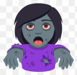 Emoji Female Zombie - Emojis Joypixels Zombie,Is There A Zombie Emoji
