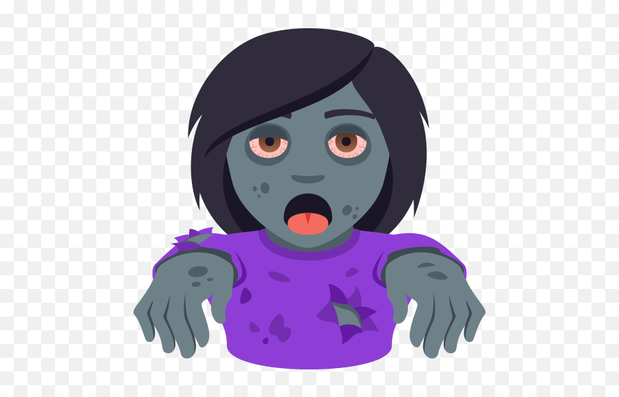 Emoji Female Zombie - Emojis Joypixels Zombie,Is There A Zombie Emoji
