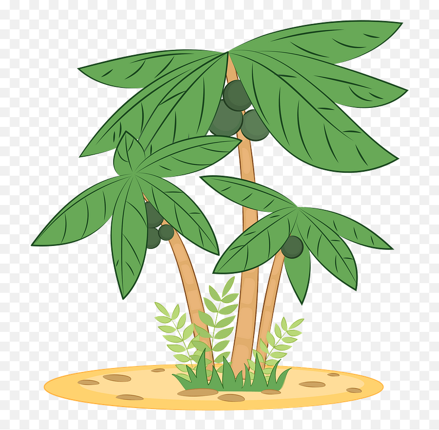 Palm Tree Clipart - Fresh Emoji,Palm Tree Emoji