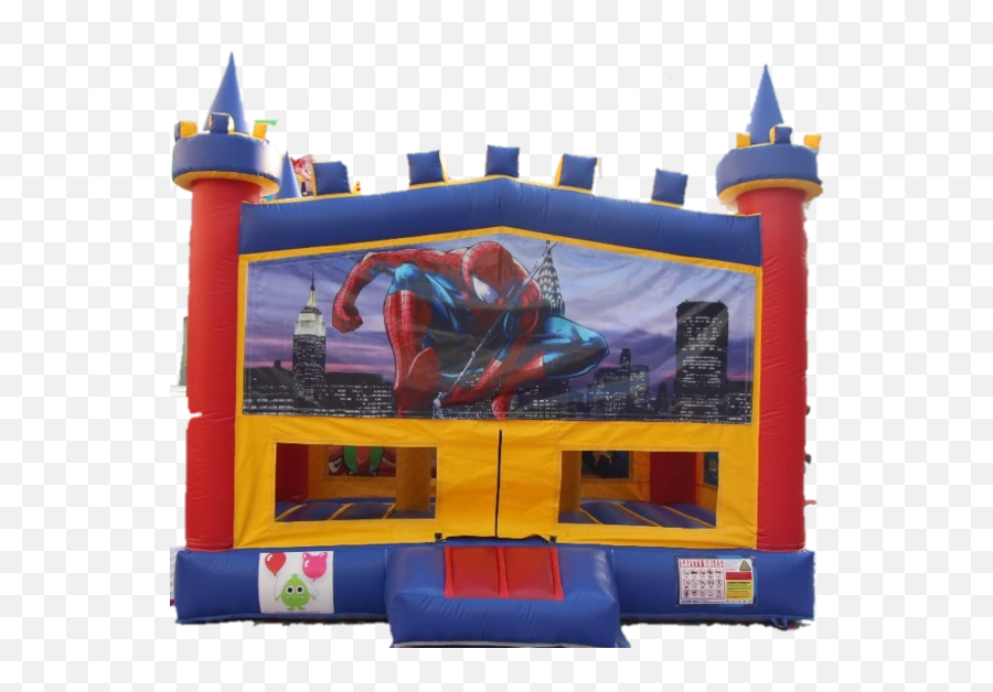 Spiderman Bouncy Castle - 48m Inflatable Castle Emoji,Castle Emoji
