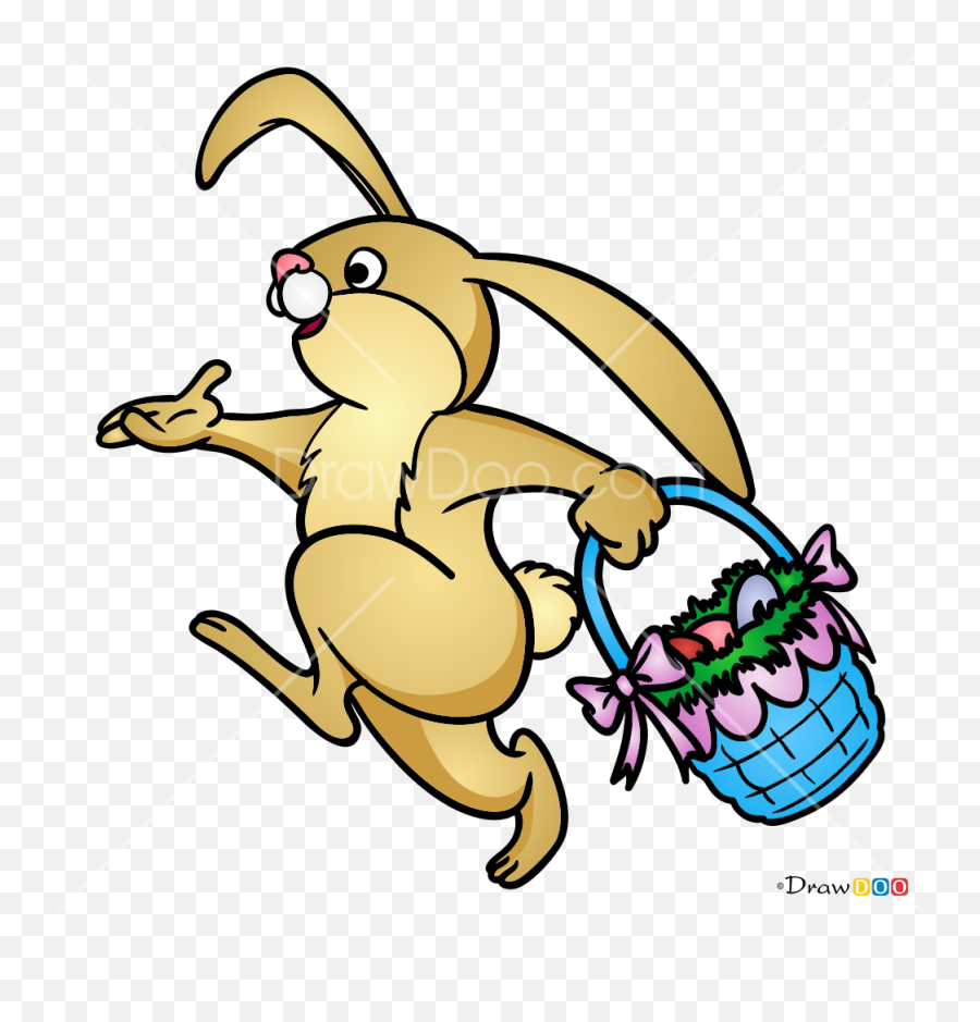 How To Draw Easter Bunny Easter - Happy Emoji,Easter Bunny Emoji