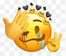 Teenage Girls Take Sticker - Happy Emoji