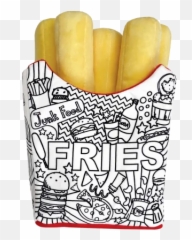 Kids Pillows - French Fries Emoji,French Fry Emoji