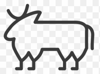 Bull Cow Isis Buchis Stroke - Animal Figure Emoji