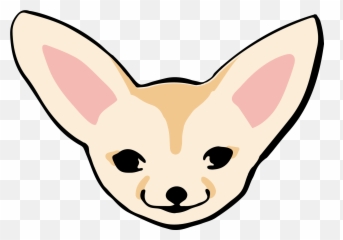 Fennec Fox Face Clipart Free Download Transparent Png - Fennec Fox Clipart Emoji,Fox Emoticon