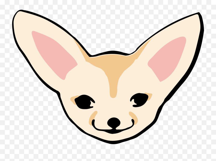 Fennec Fox Face Clipart Free Download Transparent Png - Fennec Fox Clipart Emoji,Fox Emoticon