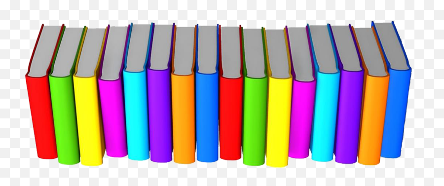 Book Transparent Row - Row Of Books Png Clipart Full Size Books In A Row Emoji,Books Emoji Png