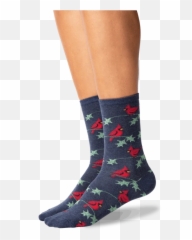 Womens Cardinals Crew Socks - Hockey Sock Emoji,Cardinals Emoji