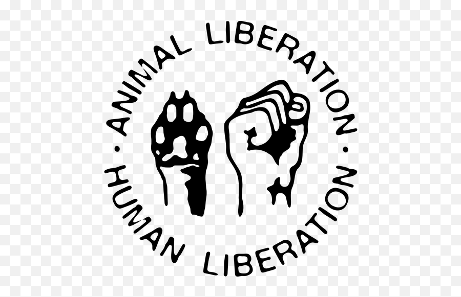 Animal Liberation Sign Vector Drawing - Animal Liberation Front Vector Emoji,Treasure Chest Emoji