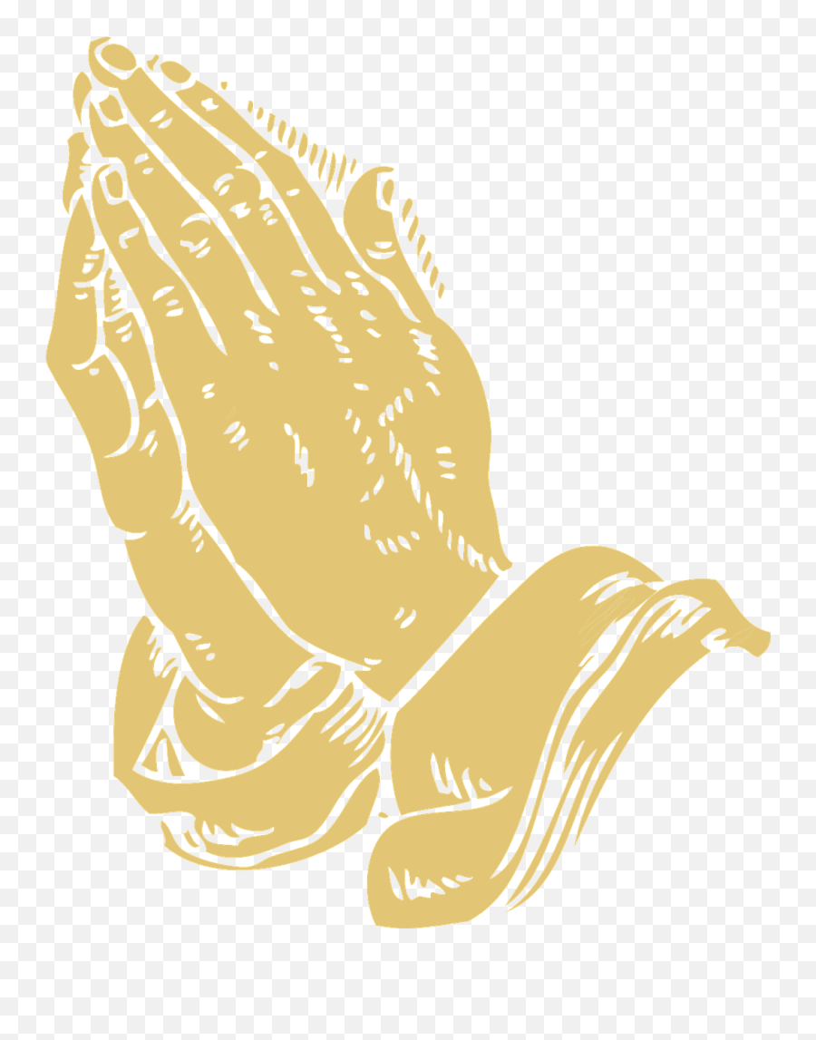 Folded Hands Praying Pray Prayer - Gold Praying Hands Png Emoji,Emoji Cheat Sheet