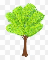 Tree Vector Illustration - Clip Art Emoji