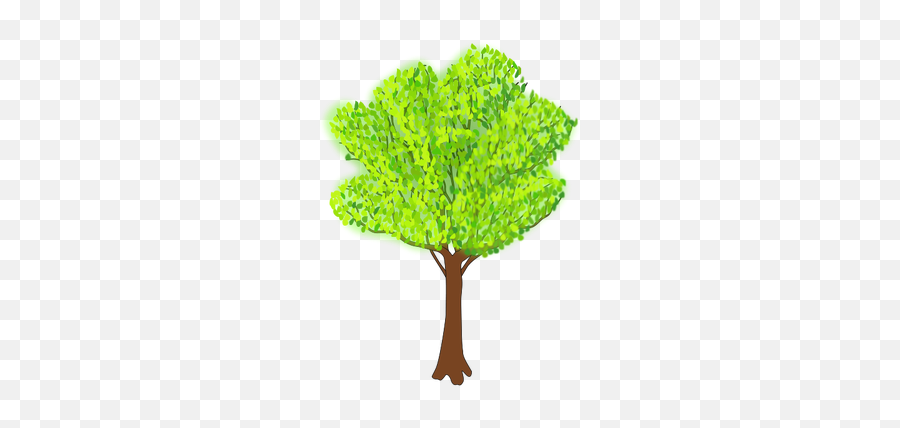 Tree Vector Illustration - Clip Art Emoji,Side Glance Emoji