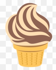Emojione 1f366 - Swirl Ice Cream Clipart Emoji,Cone Emoji